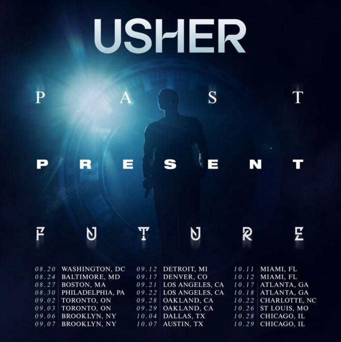 ‘Usher Past Present Future' Tour Dates Announced