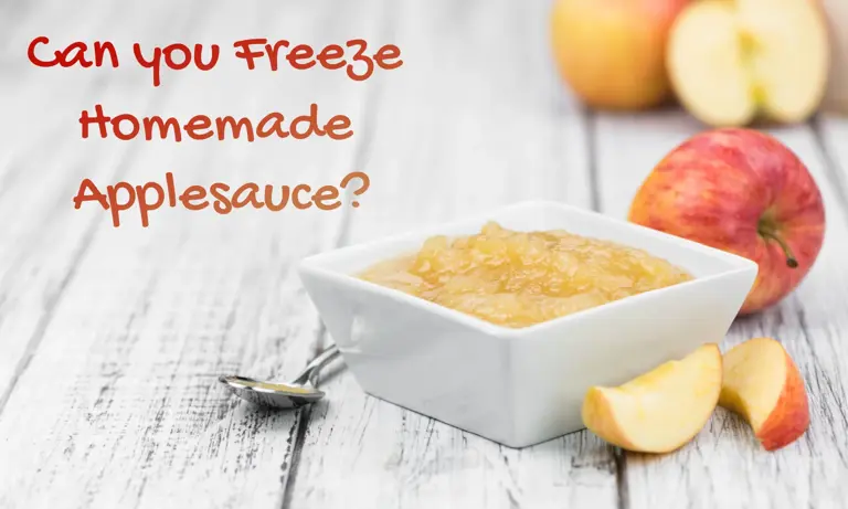 Can you Freeze Homemade Applesauce?