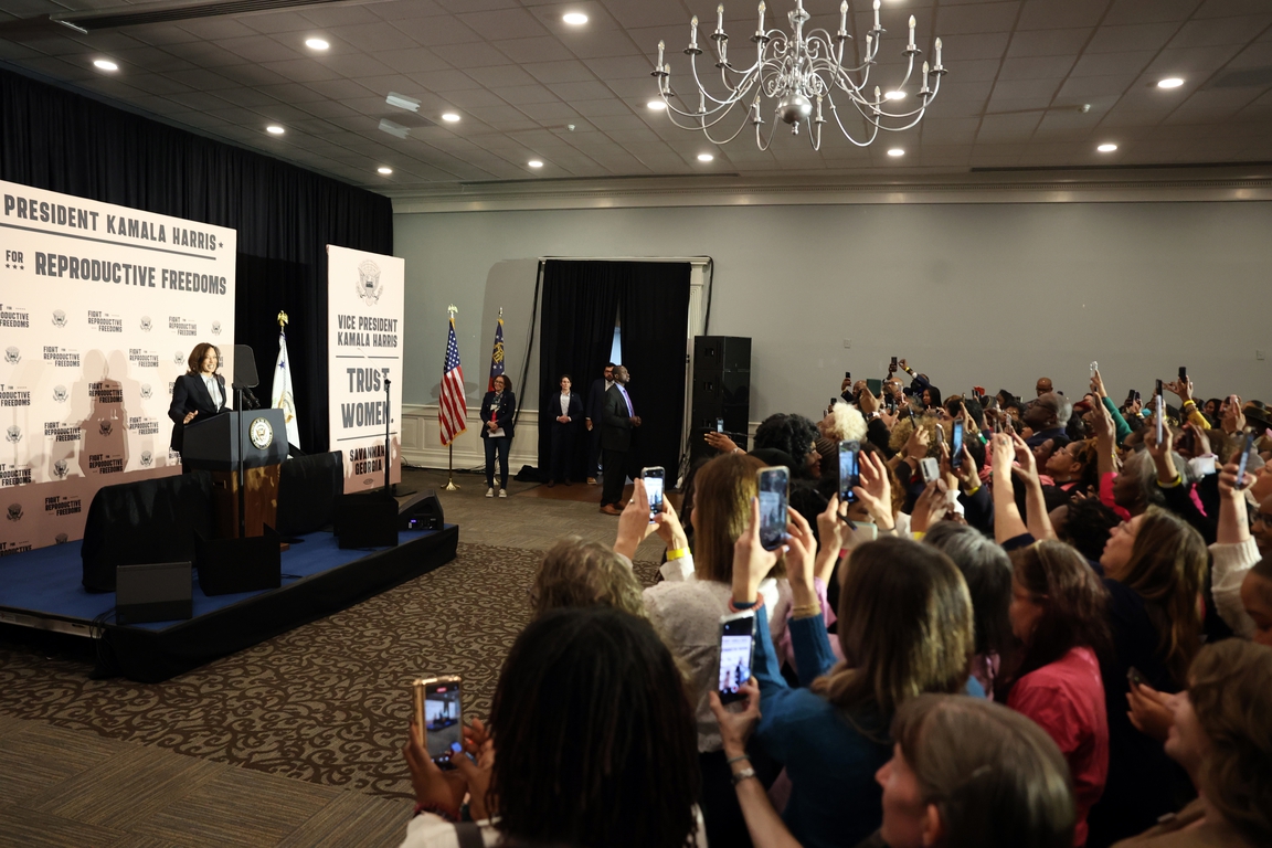 Kamala Harris' Abortion Rights Tour Stops In Savannah