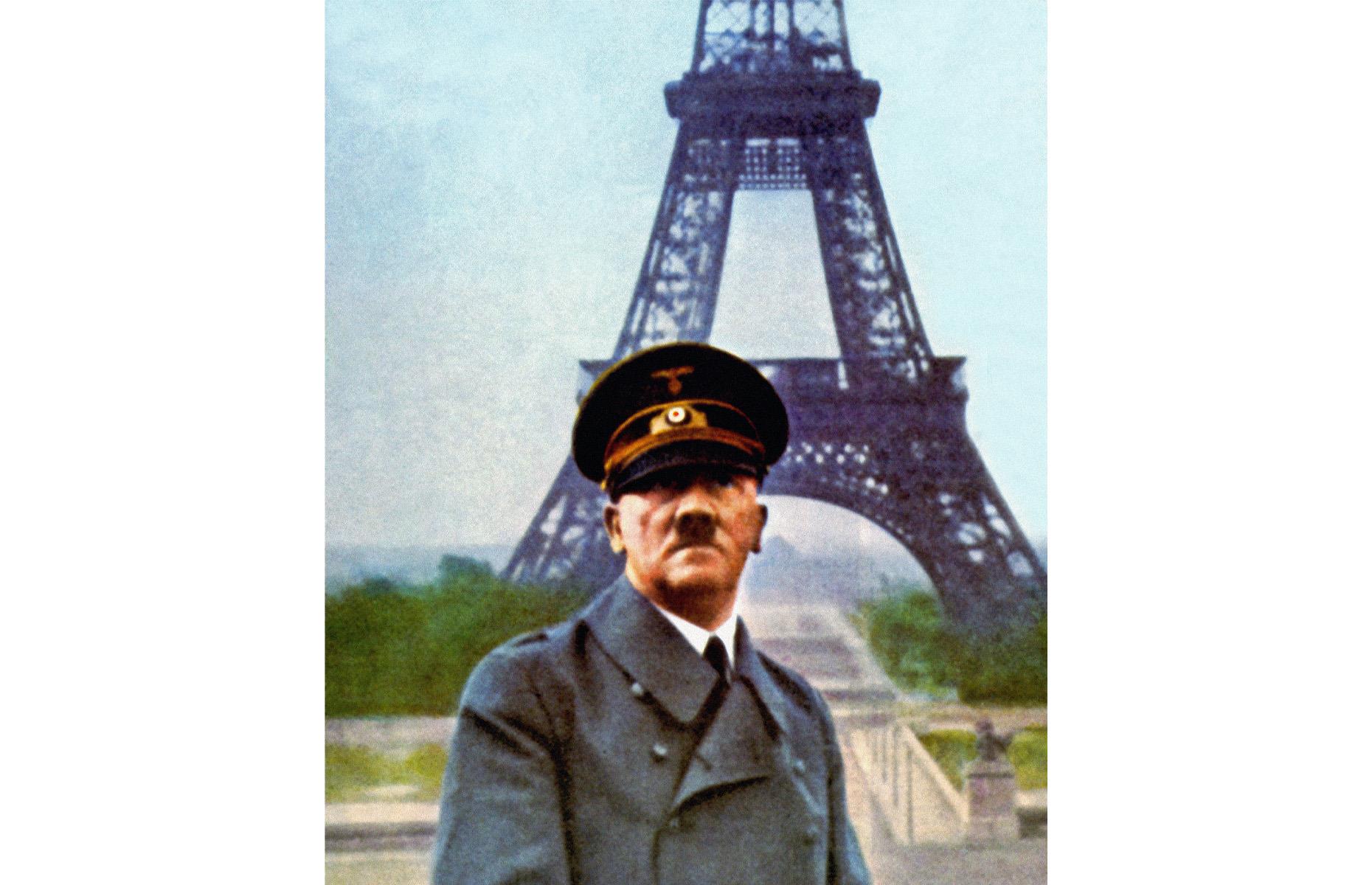 <p>Nazi leader Adolf Hitler only visited Paris once, in June 1940. It was the day after the French surrender and the signing of the Second Armistice at Compiegne and Hitler made a point of being photographed in front of the city’s most famous landmarks, including the Eiffel Tower, to illustrate that his victory over France was complete.</p>