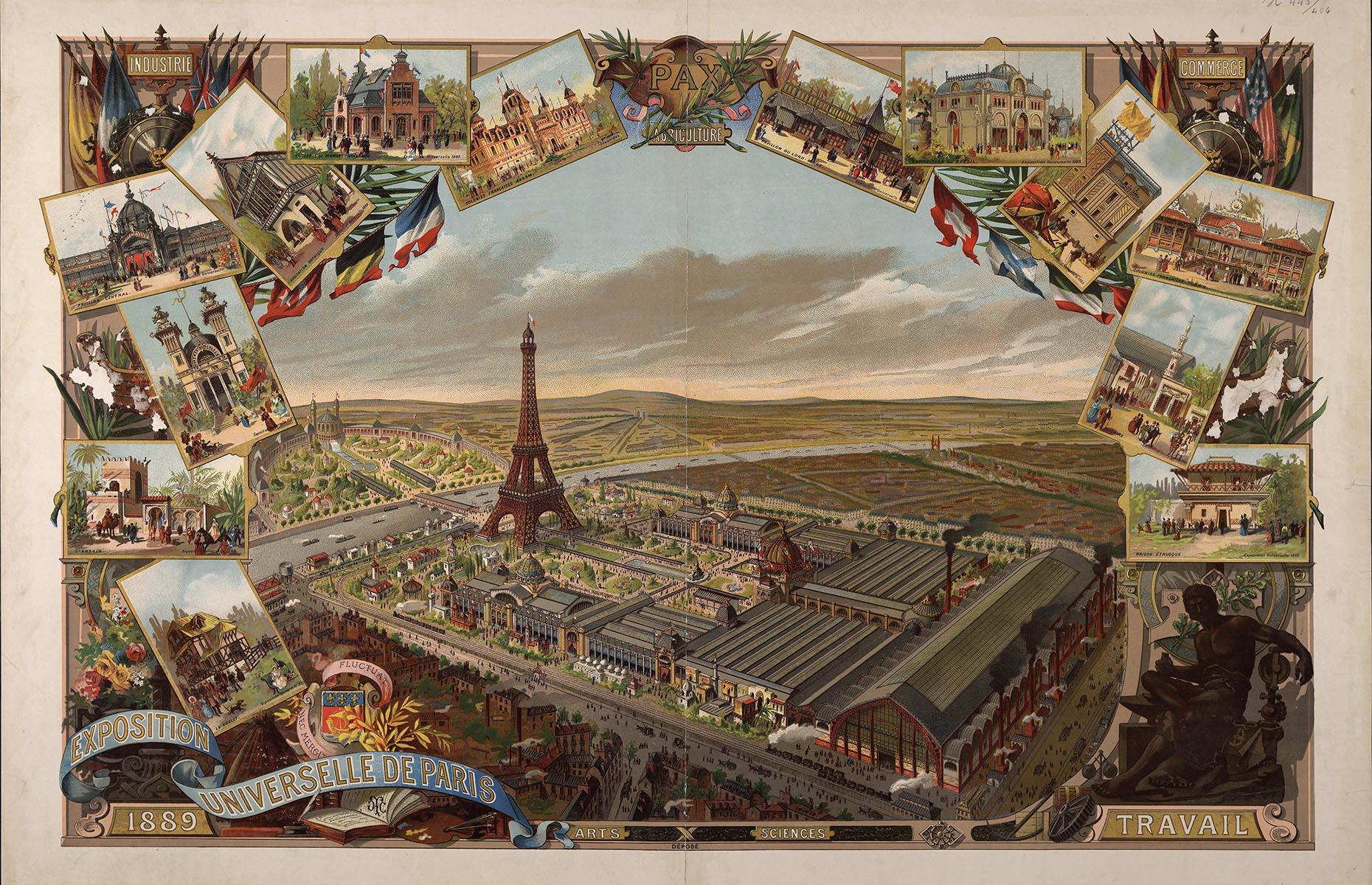 <p>The 1889 Exposition Universelle was held in Paris to celebrate the centenary of the French Revolution and to showcase France’s industrial and cultural might. In 1886 the organizers held a competition for designs for a suitable monument to be the centerpiece of the exposition. More than 100 plans were submitted, and the Centennial Committee chose the design by the noted bridge engineer Gustave Eiffel. When it was completed, the tower served as the entrance gateway to the exposition.</p>
