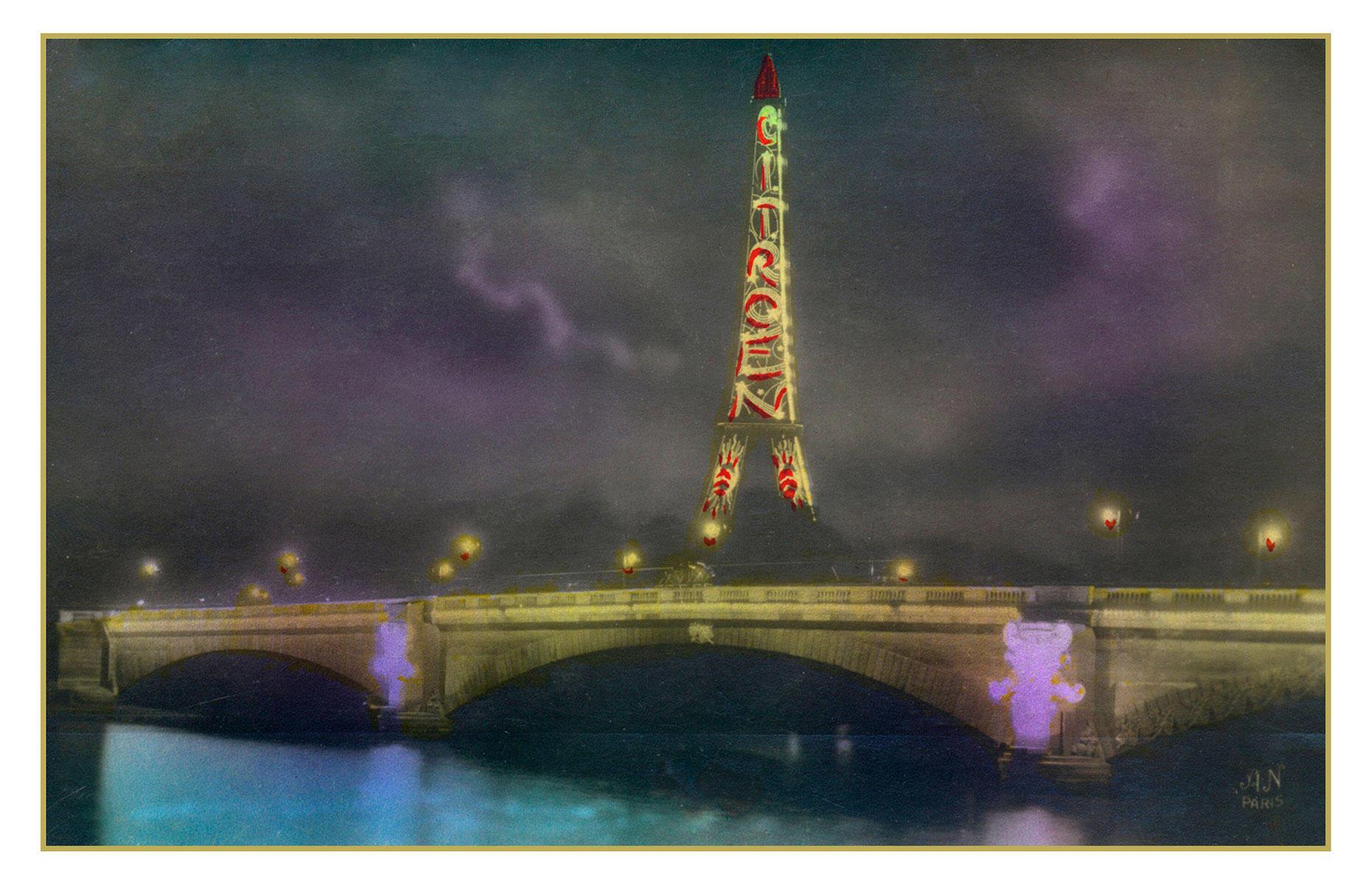 <p>It wasn’t the first time the Eiffel Tower was used for promotional purposes. From 1925 to 1935 the car manufacturer Citroen used the tower as a giant billboard. The name 'Citroen' was sculpted in letters 99 feet high and illuminated by 250,000 colored lamps. It was visible more than 18 miles away and recognized by the Guinness Book of Records as the biggest advertisement in the world at the time.</p>