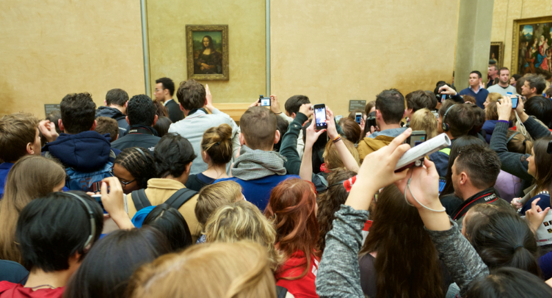 <p>The Mona Lisa, housed in the Louvre, often disappoints visitors due to its small size and the crowded conditions of the viewing area. The painting is kept behind glass and can be hard to see properly due to the throngs of tourists. Moreover, the Louvre houses many other remarkable artworks that are overshadowed by the Mona Lisa’s fame.</p>