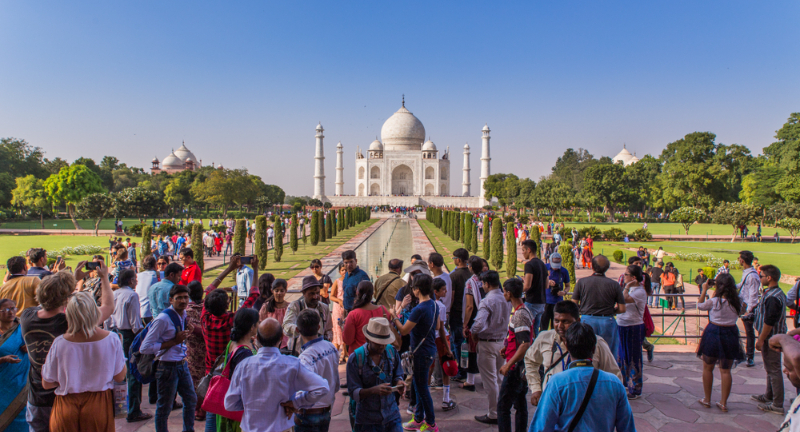 <p>The Taj Mahal, while architecturally magnificent, can be overwhelmingly crowded. The site has faced issues with pollution and wear, raising concerns about its preservation. Visitors often find the experience less peaceful than expected due to the large crowds.</p>