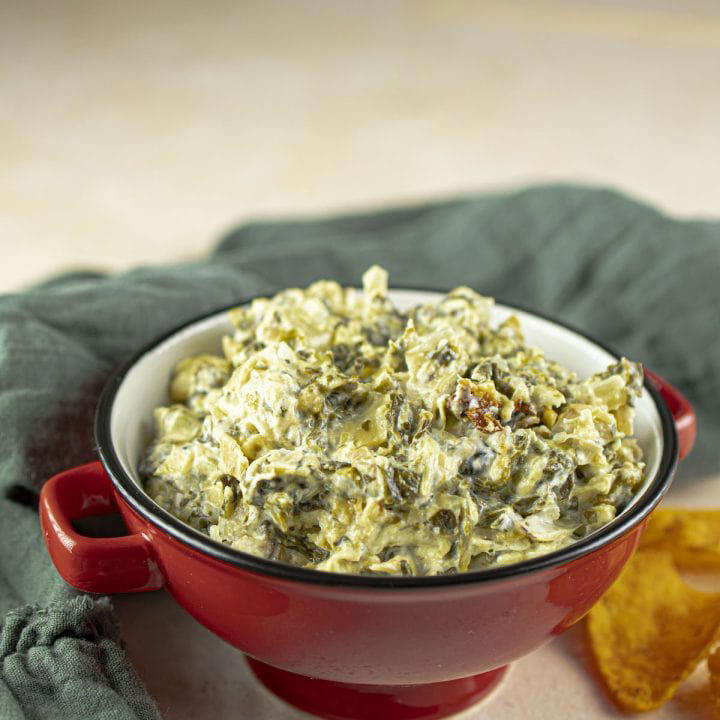 Crockpot Spinach Artichoke Dip With Frozen Spinach