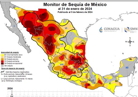es febrero y 60% de méxico ya tiene sequía: estos son los 12 estados más afectados