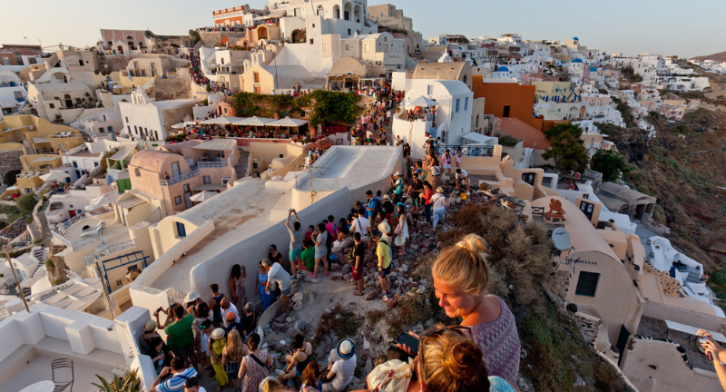 <p>Santorini is renowned for its beauty, but the heavy tourist presence can detract from its charm. The narrow streets often become congested, and the island struggles with resource limitations, particularly water. Furthermore, the picturesque spots are frequently crowded, making it hard to enjoy the serene views.</p>
