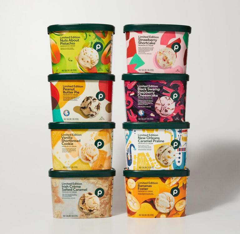 Publix ice cream flavors for spring 2024: Salted caramel, pistachio ...