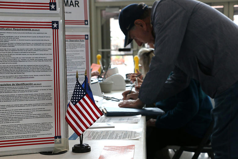 Nevada primary election live updates Low turnout marks voting day