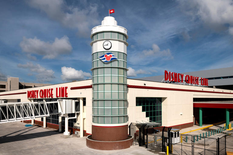 Disney Cruise Line's terminal at Port Everglades in Fort Lauderdale, Florida.