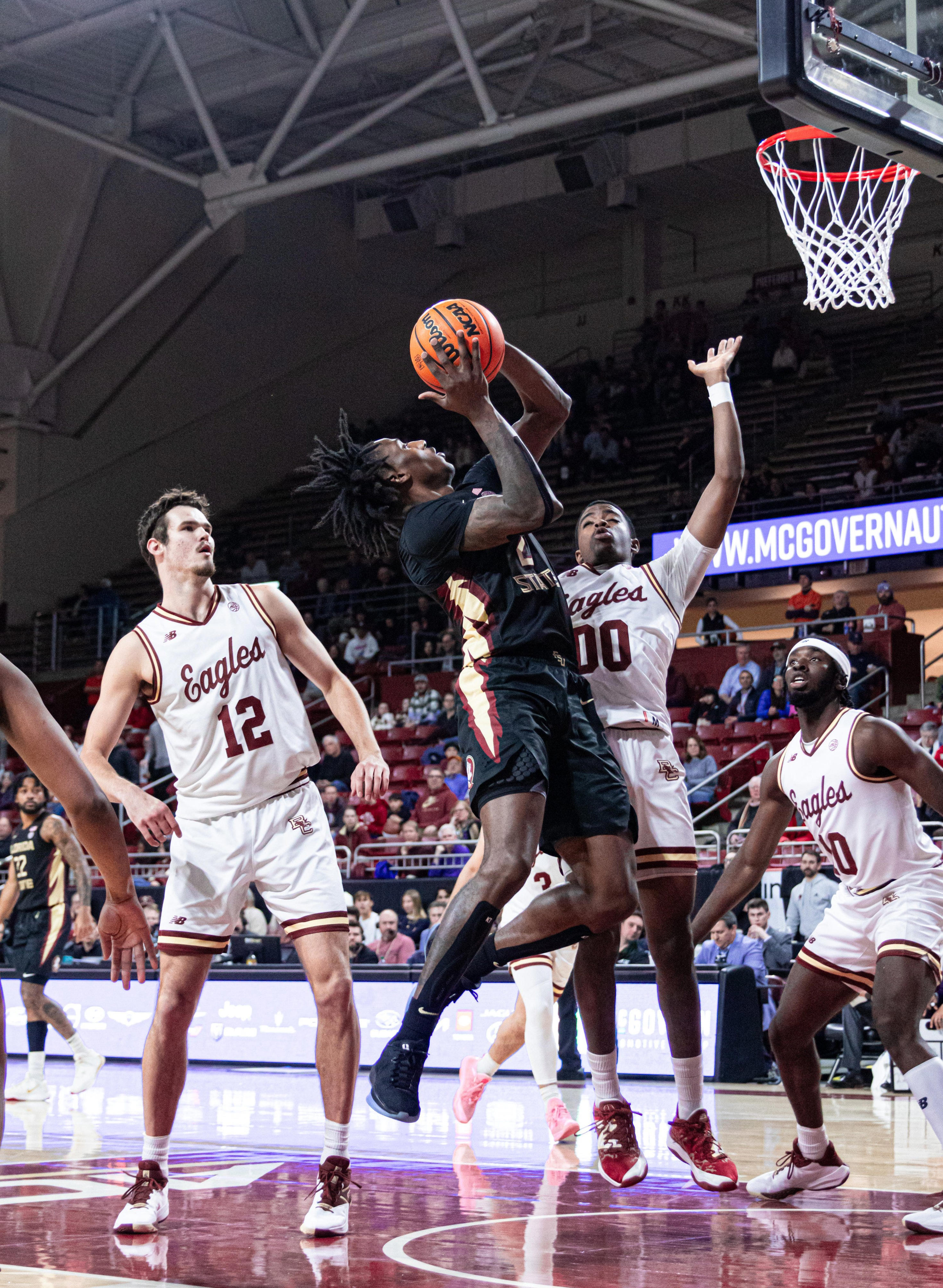 Florida State Holds Off Boston College 63-62 After Corhen's Steal Just ...