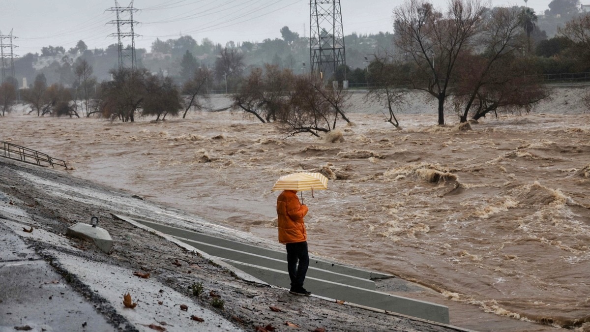 california's unprecedented rain broke once in a 1000-year record