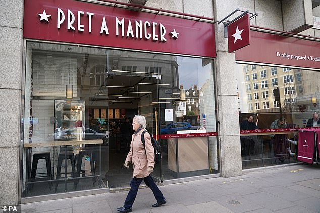 pret axes last of its vegetarian-only stores - with final three converting back into standard chains after slump for demand in meat-free sandwiches