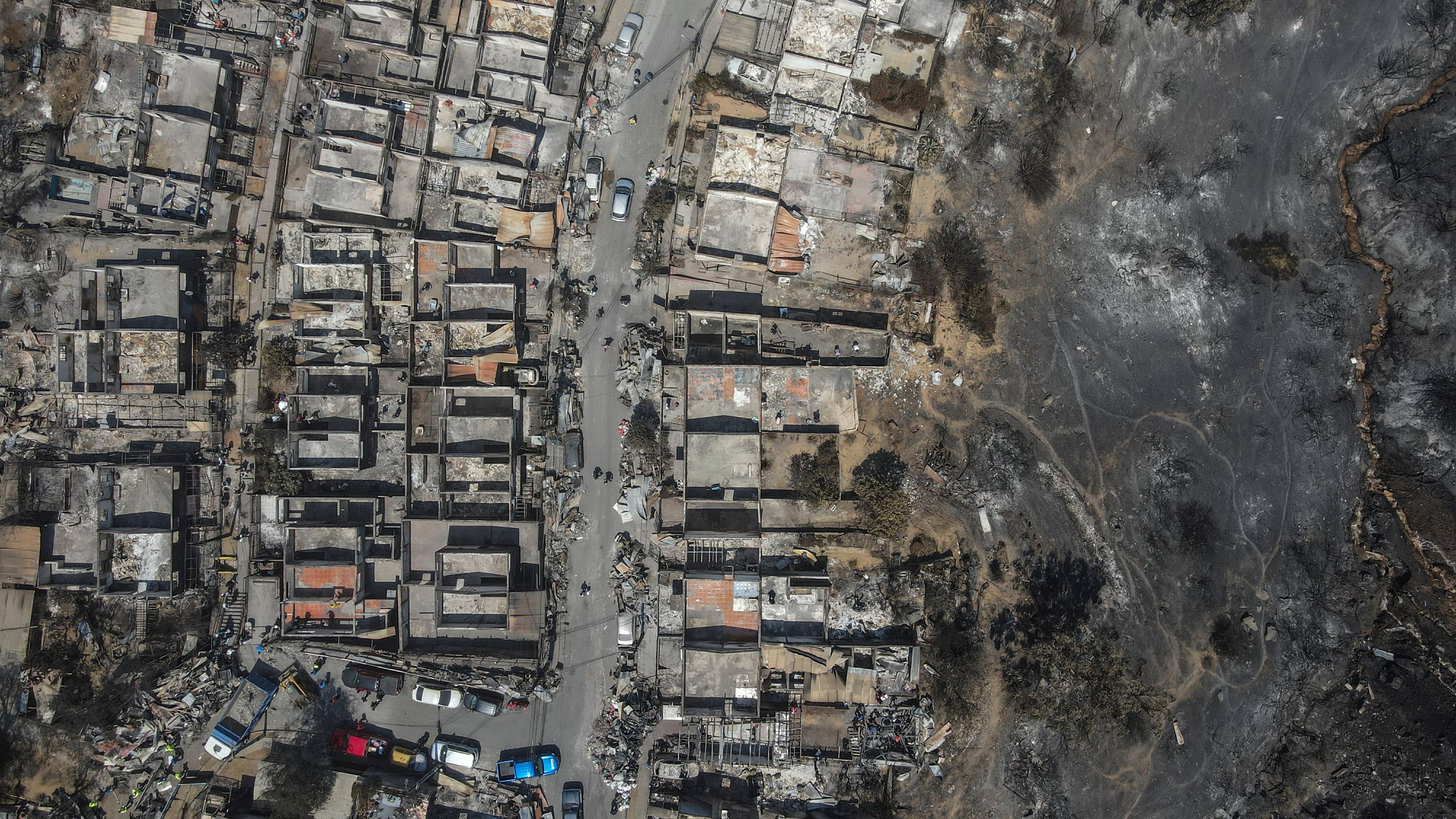 why the fires in chile destroyed so many lives