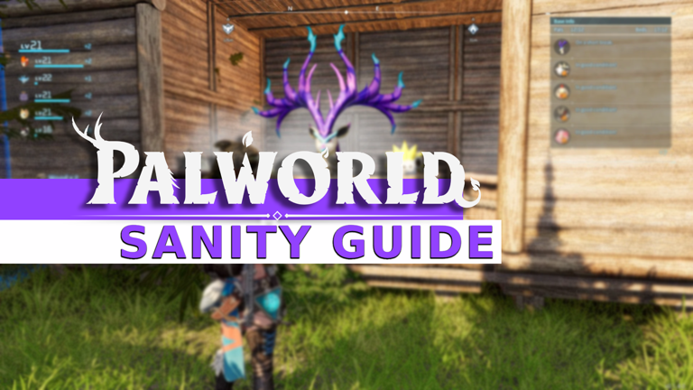 Palworld: How to Raise Sanity