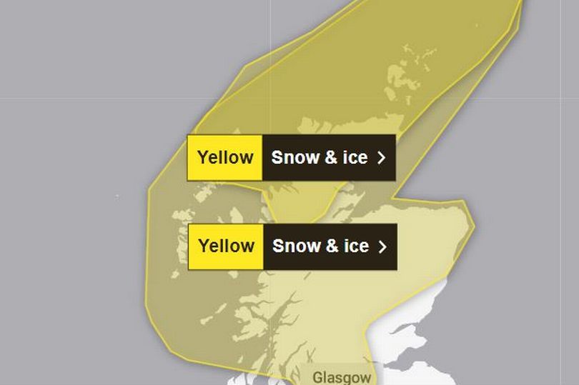 All Places Under Scotland Snow And Ice Warnings As Met Office Issue ...