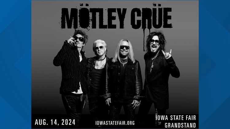 Mötley Crüe joins 2024 Iowa State Fair Grandstand lineup