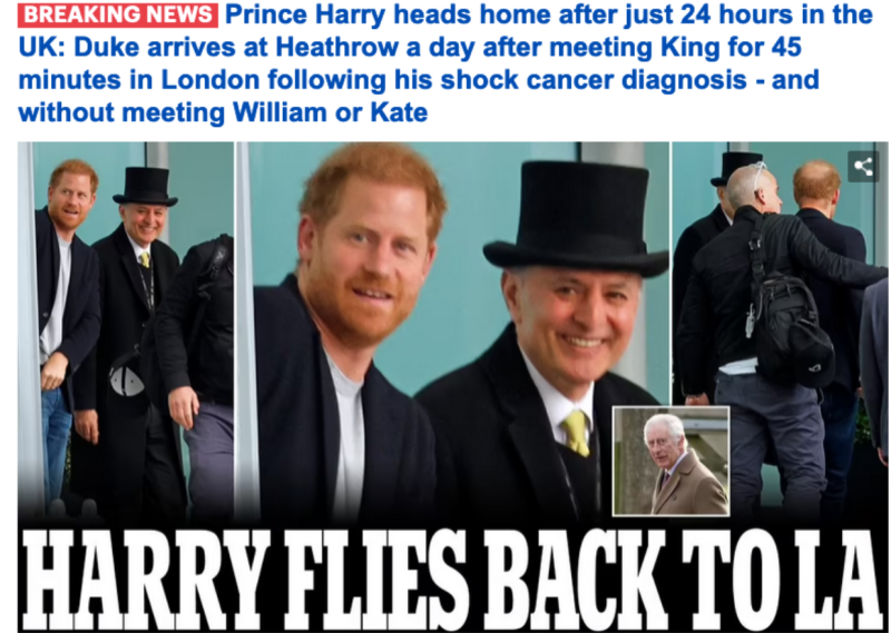 ο πρίγκιπας χάρι επιστρέφει χαμογελαστός στην καλιφόρνια - έμεινε μόλις 24 ώρες στο ηνωμένο βασίλειο (βίντεο)