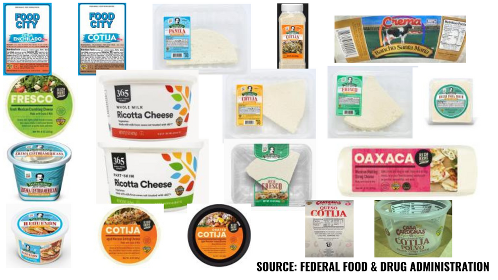 FDA CDC Investigating Cheese Sold Nationwide Recalled After Deadly   BB1hVGEf.img