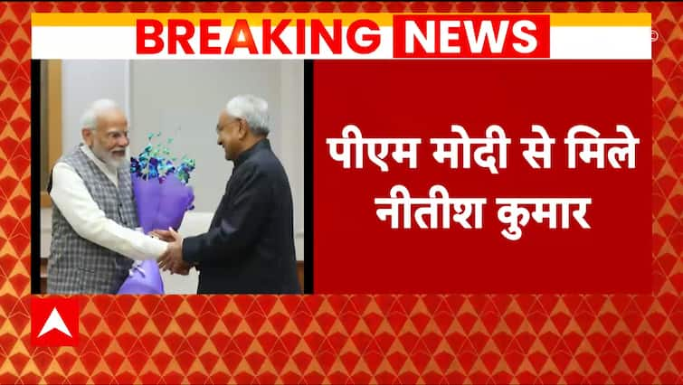 Bihar's CM Nitish Kumar Meets PM Modi Post Joining BJP Lead NDA | ABP News