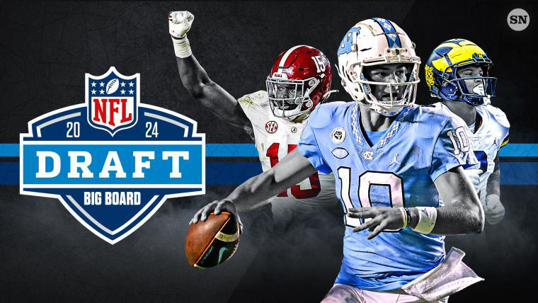 NFL Draft prospects 2024 Big board of top 125 players overall