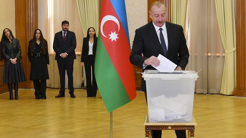 President Of Azerbaijan Sweeps Election, According To Exit Polls