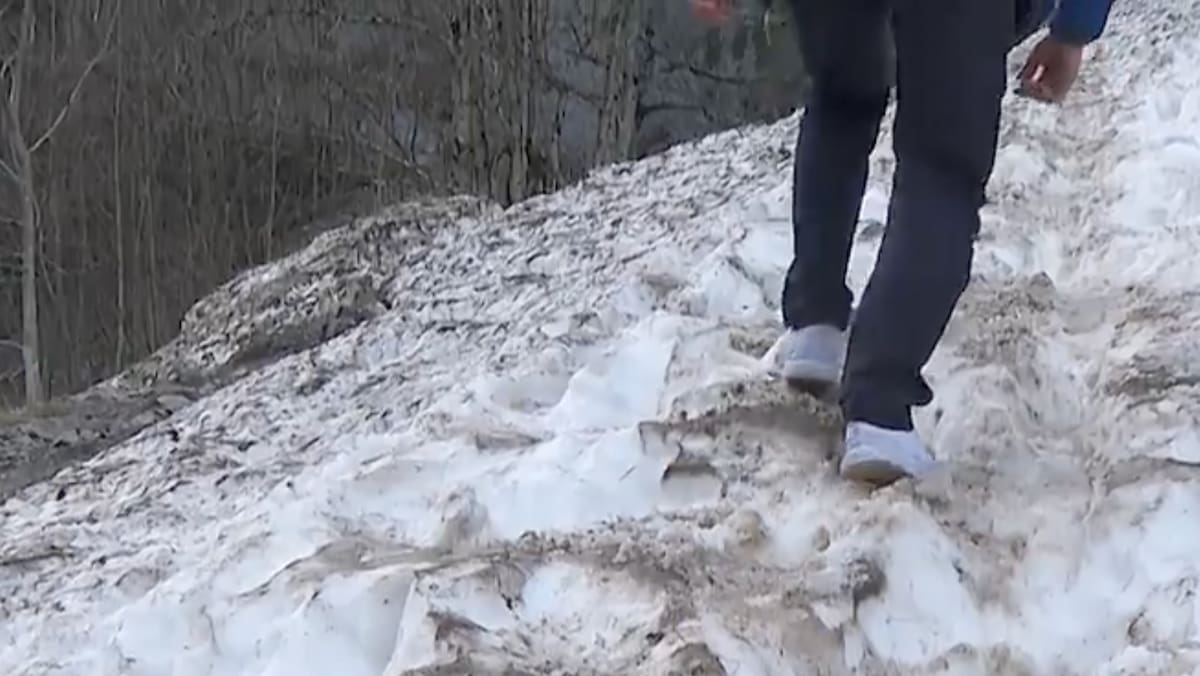 wegen frühlingswetter: turnschuh-wanderer ignorieren warnungen in den bergen