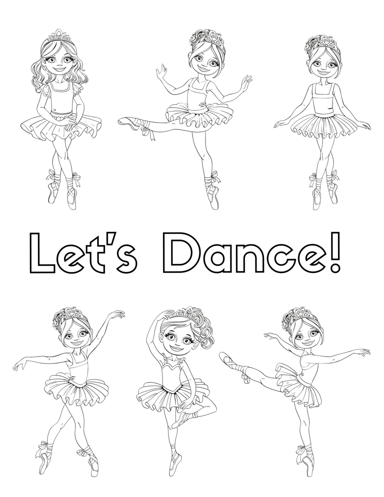 9 Free Printable Ballerina Coloring Pages for Free Printable Pictures Of Ballerinas