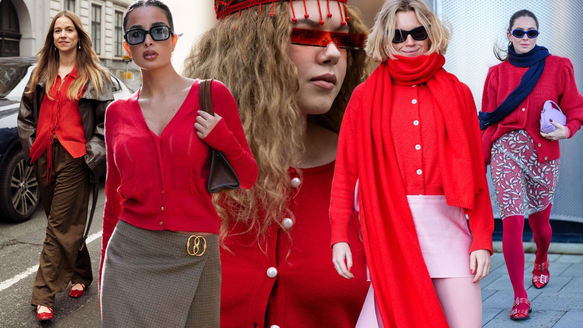 Los jerséis rojos están de moda este otoño y estos 15 son los más bonitos,  según las estilistas