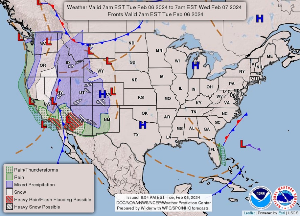 Winter Storm Warning For 10 States As California Floods Rage   BB1hVejz.img