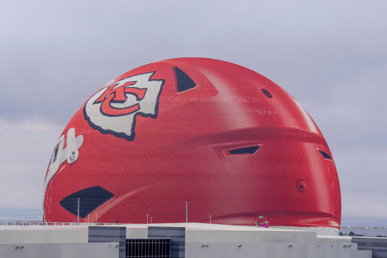 Broncos' Super Bowl ring displayed on Sphere in Las Vegas