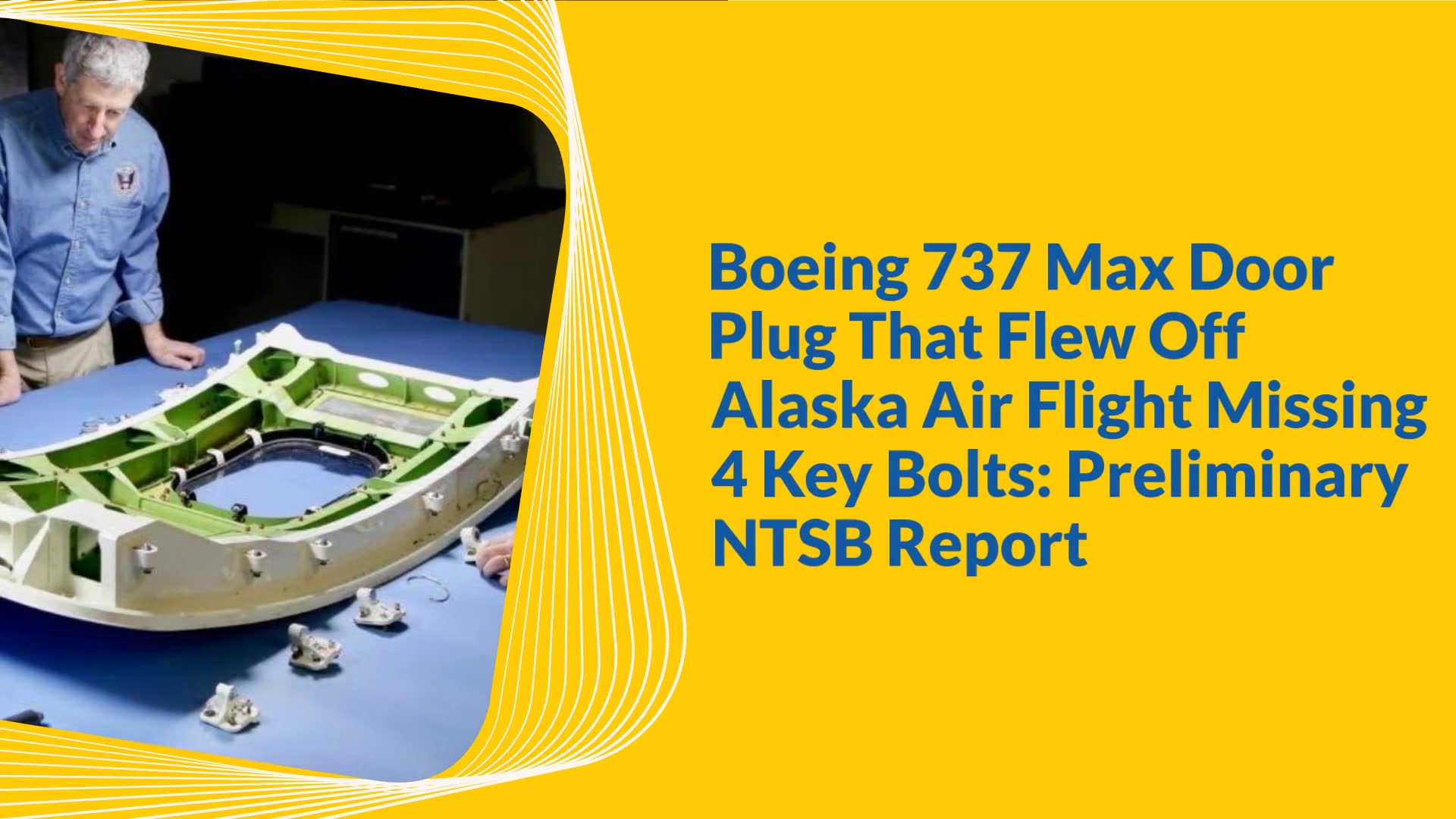 Boeing 737 Max Door Plug That Flew Off Alaska Air Flight Missing 4 Key ...