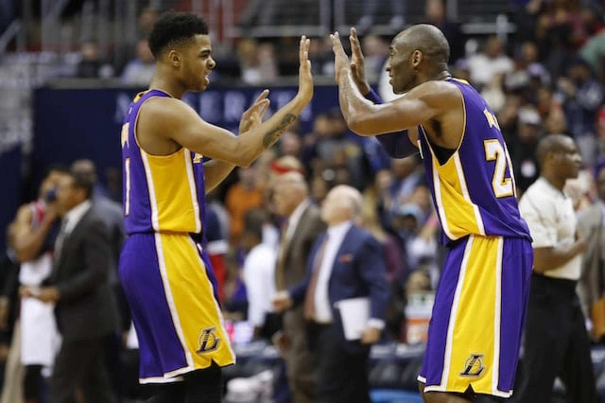 D’Angelo Russell Discusses What He Learned Playing With Kobe Bryant