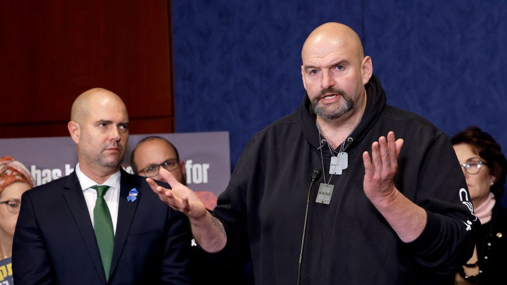 fetterman blasts pro-palestinian protesters: 'why aren't you demanding that hamas surrenders?'