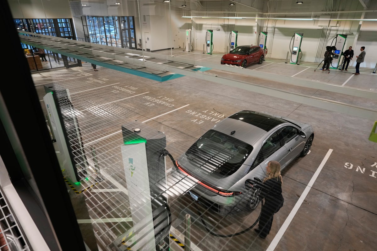 new indoor ev charging station in san francisco offers a glimpse into the future