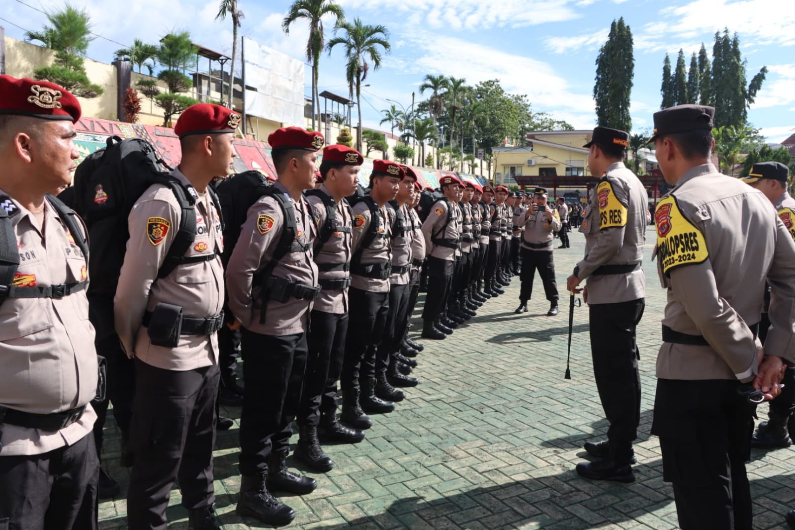 Ratusan Personel Polisi Di Tanggamus Diperiksa, Wah!