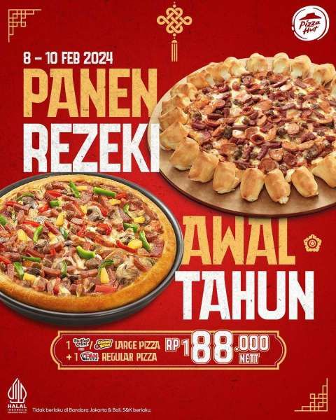 Promo Pizza Hut Spesial Imlek Februari 2024 Hanya 3 Hari Panen Rezeki   BB1hXXwA.img