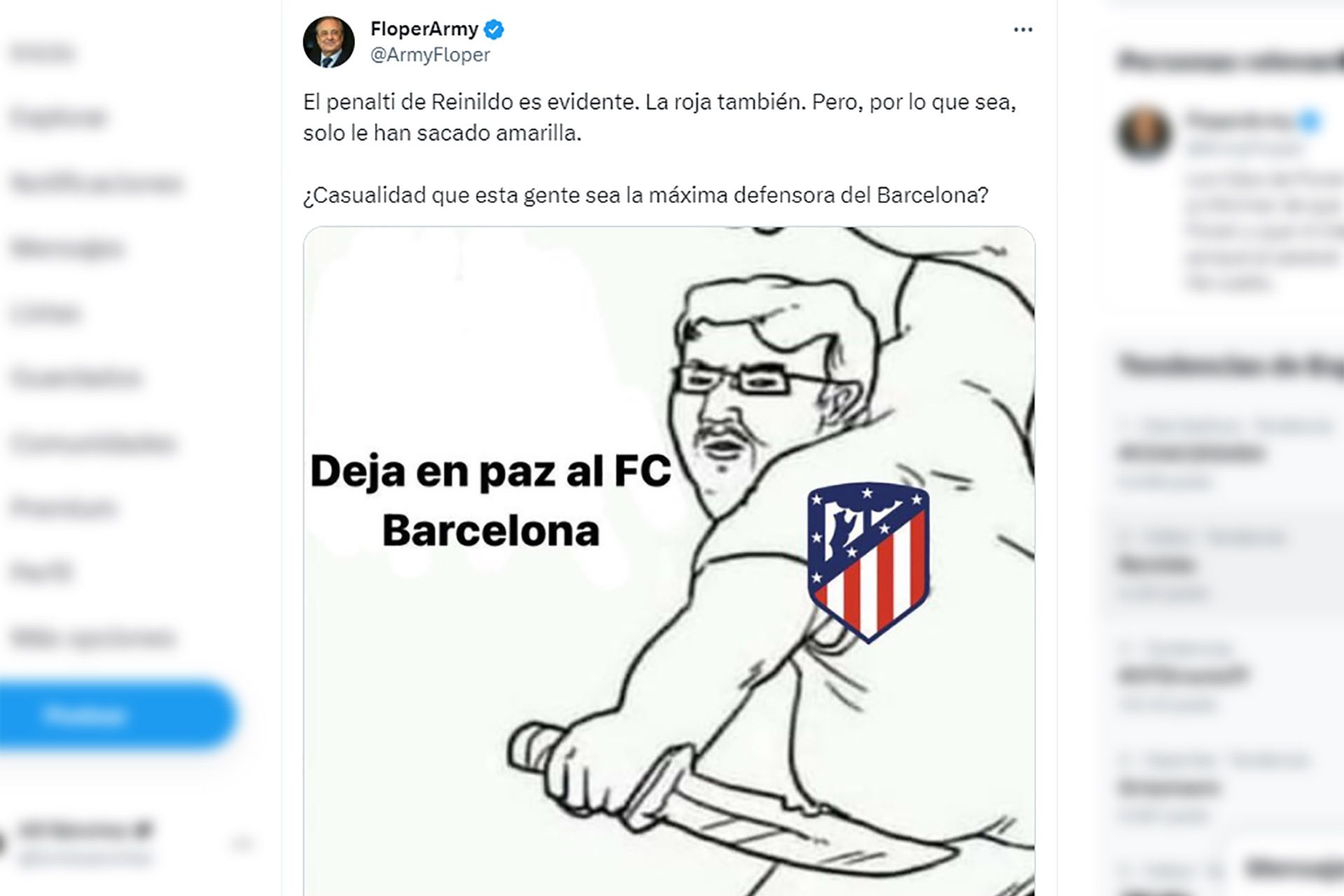 No gustará en el Metropolitano: los memes del Atlético de Madrid ...