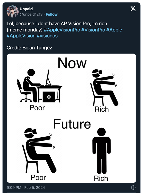 android, das sind die besten und frechsten memes zur apple vision pro
