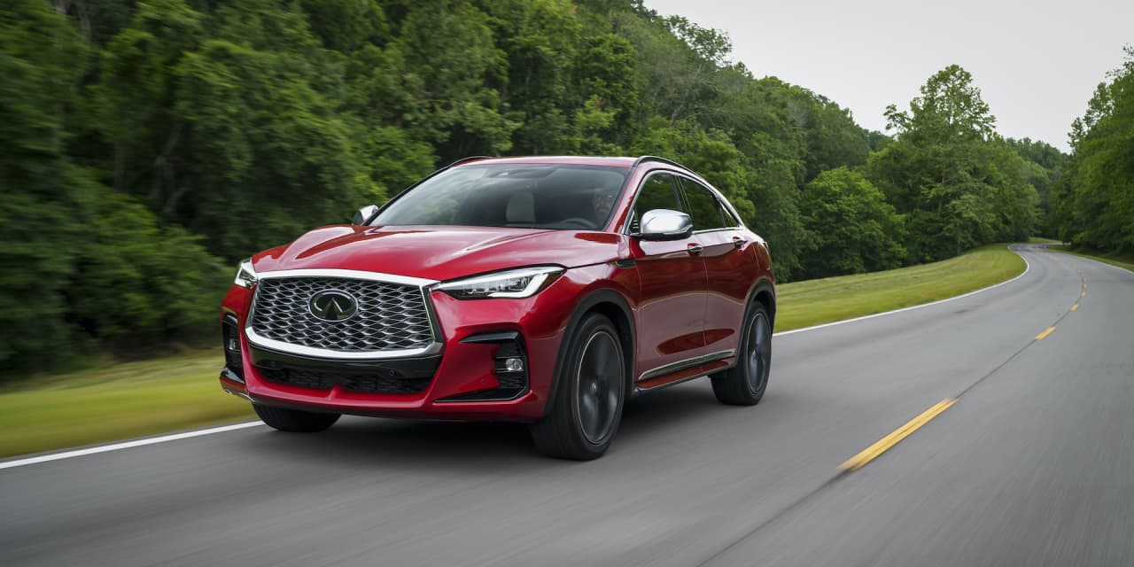 The 2024 Infiniti QX55 Review: This Sleek, Roomy Fastback Luxury SUV ...