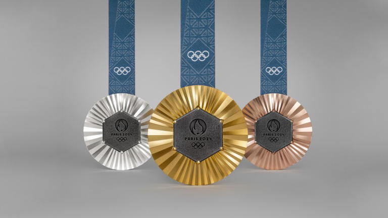 2024 Paris Olympic, Paralympic medals unveiled with Eiffel Tower pieces