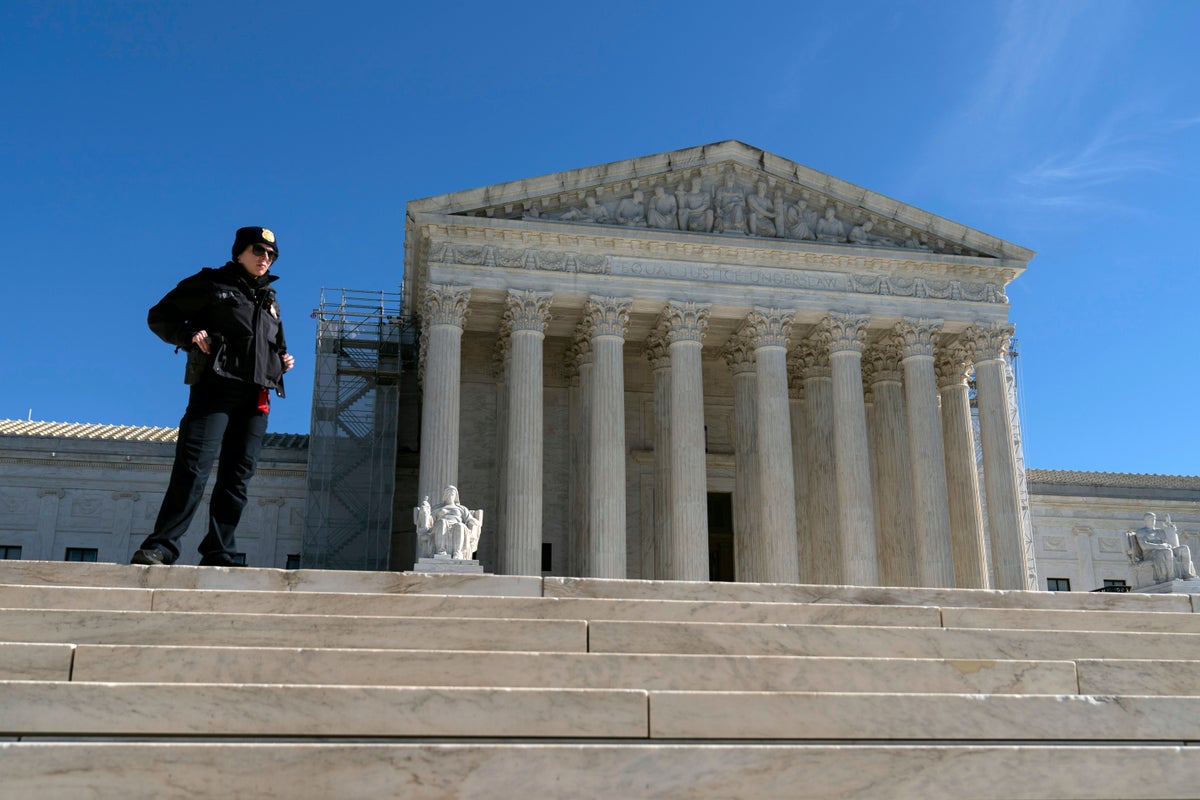 Watch: View Of Supreme Court As Donald Trump Appeals Colorado Ballot Ruling