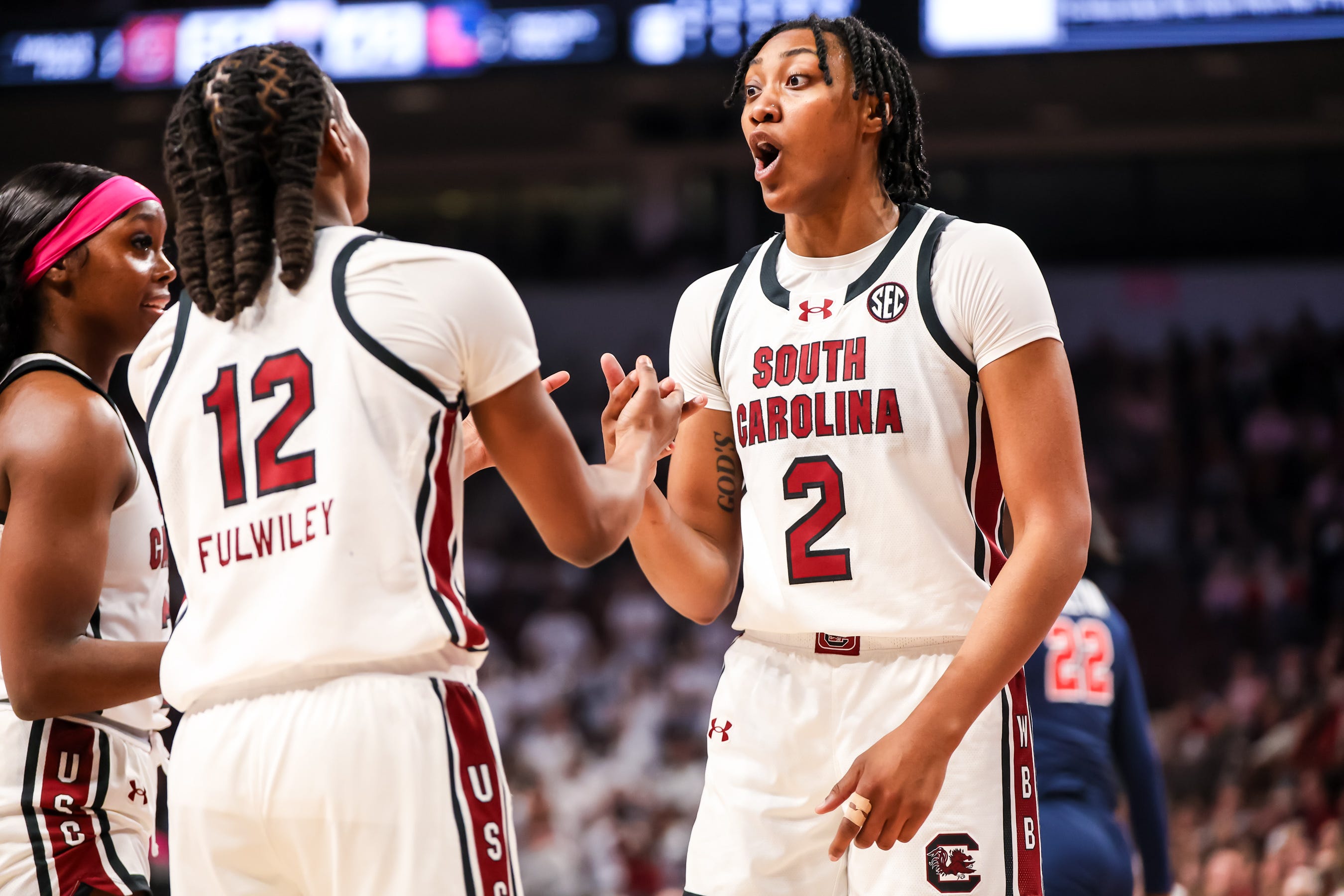 Watch South Carolina Basketball's Ashlyn Watkins Stop UConn Fast Break ...