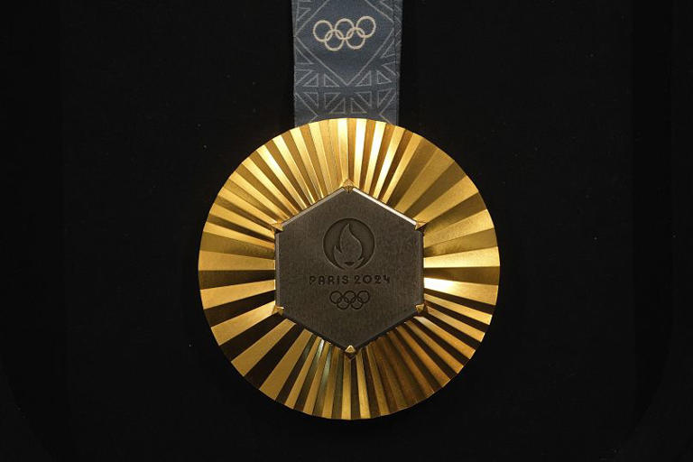 2024 Paris Olympics medals unveiled and they're embedded with actual