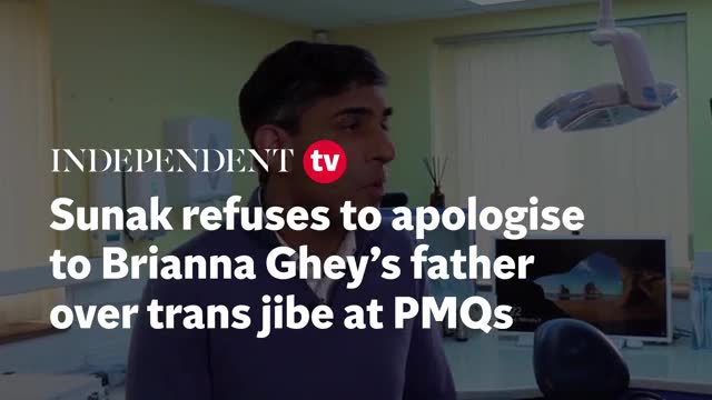 Sunak Refuses To Apologise To Brianna Ghey’s Father Over Trans Jibe At PMQs