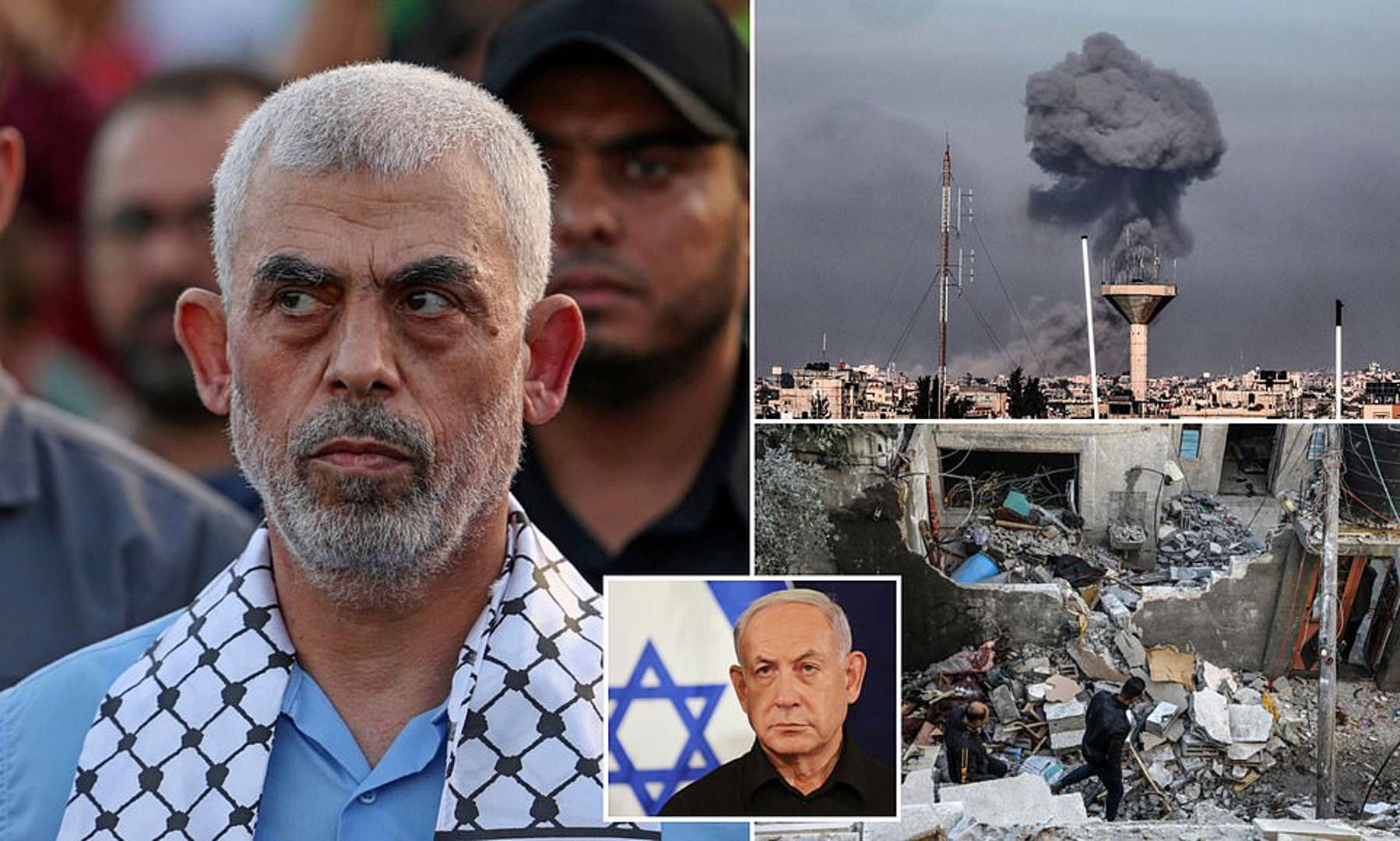 Israel is said to be considering a deal which would see a top Hamas chief involved in planning the October 7 attacks to go free in exchange for a release of all remaining hostages. Yahya al-Sinwar has ruled the political wing of the Palestinian movement in Gaza since 2017 and has a long history of orchestrating attacks on Israel. He served 22 years in prison after he was convicted of planning the killing of two Israelis in 1989 and was only released as part of a prisoner exchange in 2011.