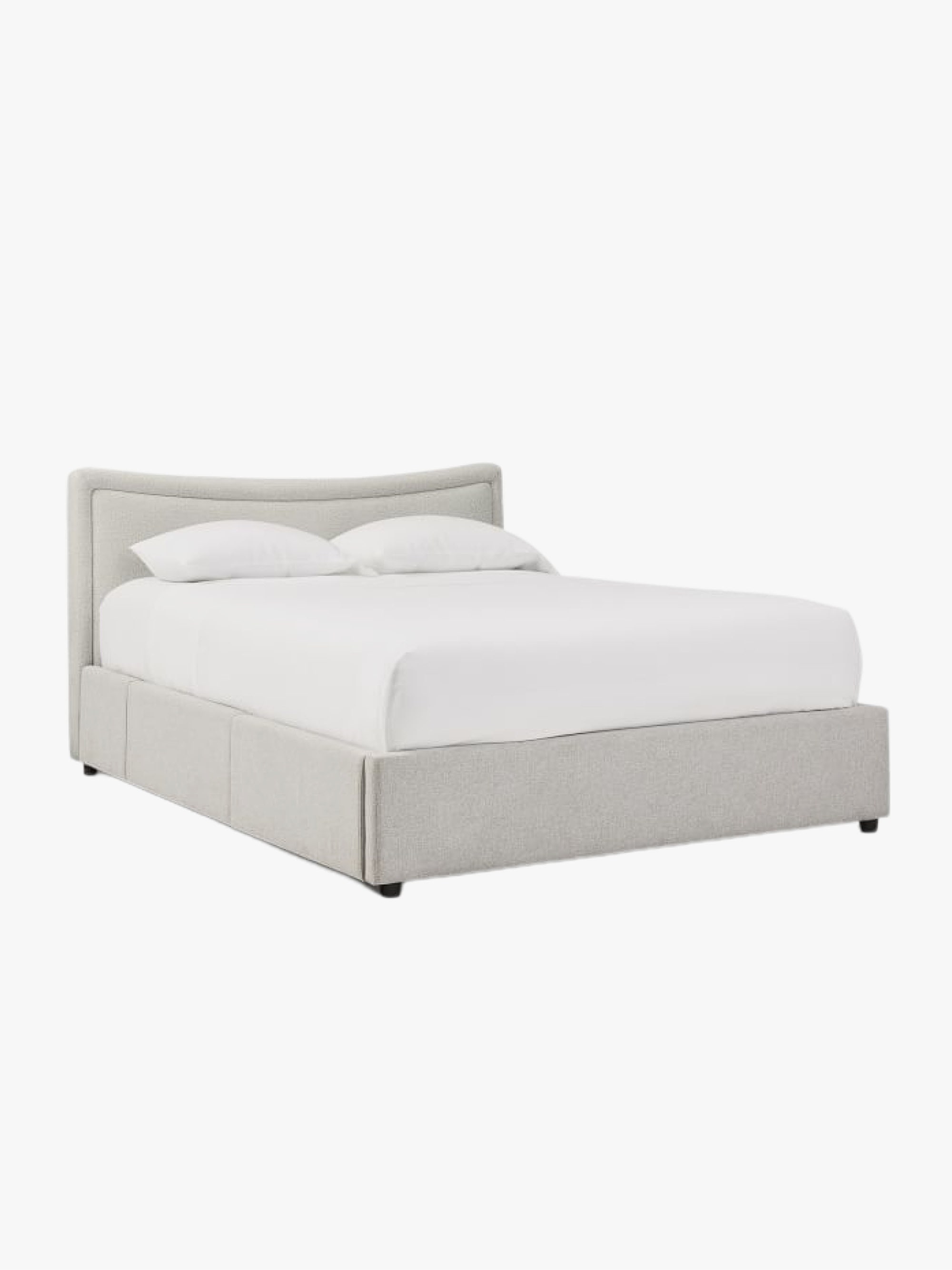 <p>The slight bend of the headboard gives this <a href="https://www.architecturaldigest.com/gallery/the-best-platform-beds?mbid=synd_msn_rss&utm_source=msn&utm_medium=syndication">platform bed</a> a touch of midcentury-modern style. The underbed drawers offer the smoothest of glides and practically melt into the design, hiding your extra storage from the naked eye. Plus, you have many upholstery options to peruse, from performance velvet and chenille tweed to bouclé. There are also three leg options: dark pewter, light bronze, or a no-show design. If you want a high-quality statement <a href="https://www.architecturaldigest.com/gallery/best-bed-frames-2023?mbid=synd_msn_rss&utm_source=msn&utm_medium=syndication">bedframe</a> without giving in to the latest trend pieces, this storage bed will stand the test of time.</p> <ul> <li><strong>Sizes available:</strong> Twin, full, queen, king, California king</li> <li><strong>Colors available:</strong> 29 color and fabric choices</li> <li><strong>Storage type:</strong> Four pullout, underbed storage drawers</li> <li><strong>Materials:</strong> Solid pine wood and MDF, polyester frame</li> <li><strong>Weight capacity:</strong> 300 pounds</li> </ul> $2399, West Elm. <a href="https://www.westelm.com/products/myla-side-storage-bed-h8505/?">Get it now!</a><p>Sign up for our newsletter to get the latest in design, decorating, celebrity style, shopping, and more.</p><a href="https://www.architecturaldigest.com/newsletter/subscribe?sourceCode=msnsend">Sign Up Now</a>