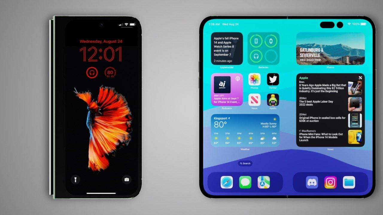 apple testet angeblich 2 faltbare iphones, hat aber probleme