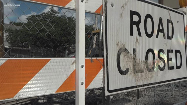 Road closure in Thibodaux due to water line break