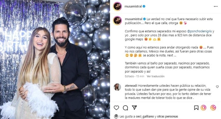 Marcela Mistral Rompe El Silencio Sobre Su Relación Con Poncho De Nigris